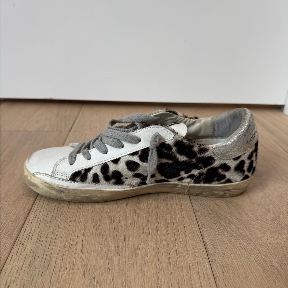 Golden Goose Leopard Star Sneakers - Picture 6 of 8